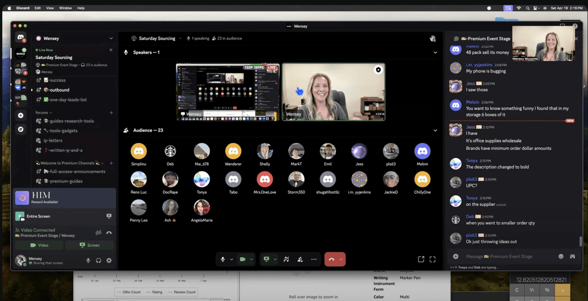 Saturday Sourcing Call live session